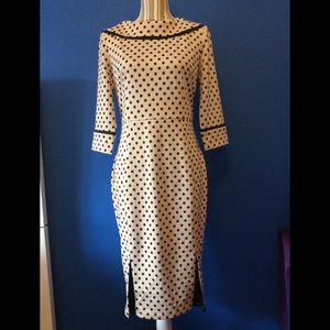 Hand tailored polka dots dress